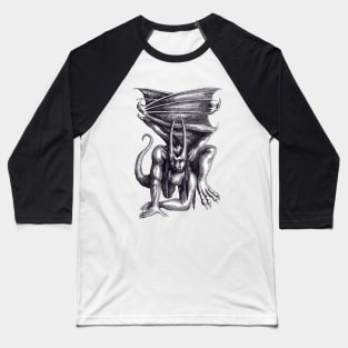 Gargoyle Dude Baseball T-Shirt